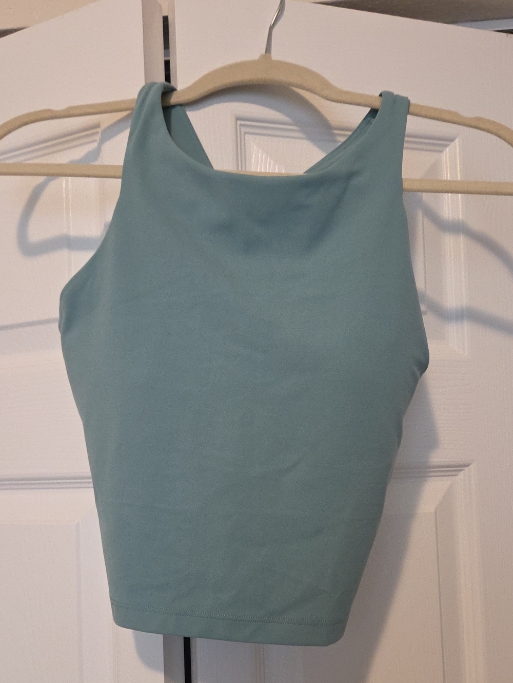 Athleta Purpose Crop Braa Seafoam High Neck NWT